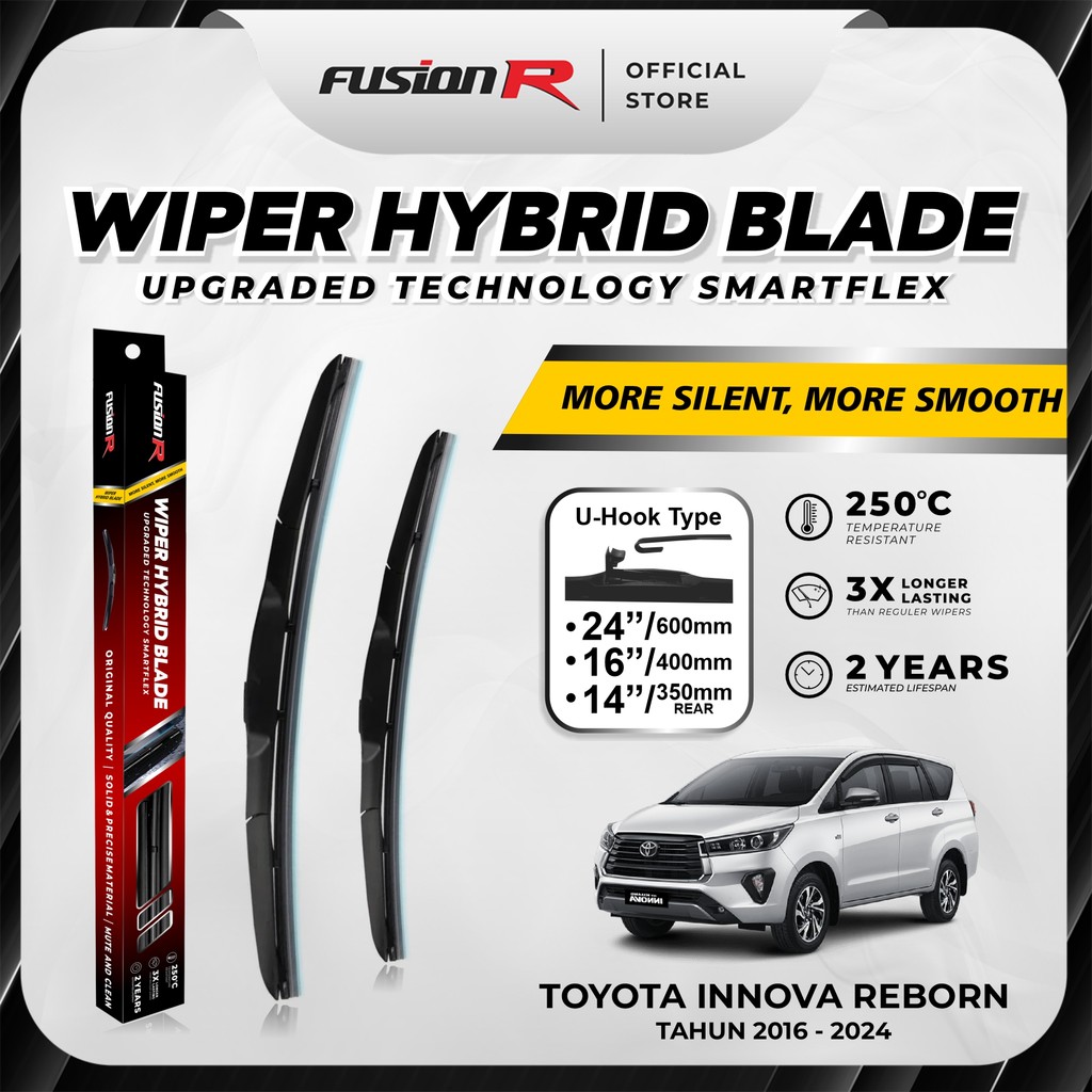 Jual Fusion R | Wiper Kaca Mobil Innova Reborn Karet Wiper Zenix ...