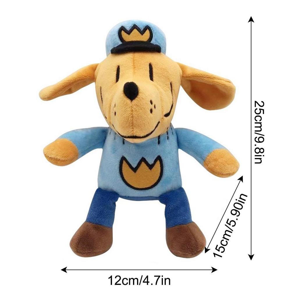 Jual Anime Sheriff Labrador Dog Plush Toy Security Sergeant Labrador ...