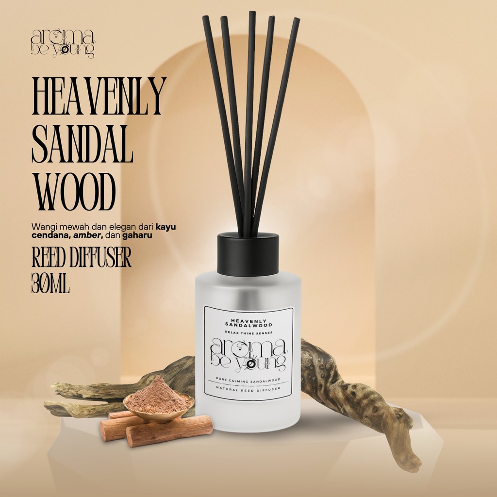Jual Heavenly Sandalwood Reed Diffuser Aromatherapy Premium 30ml ...