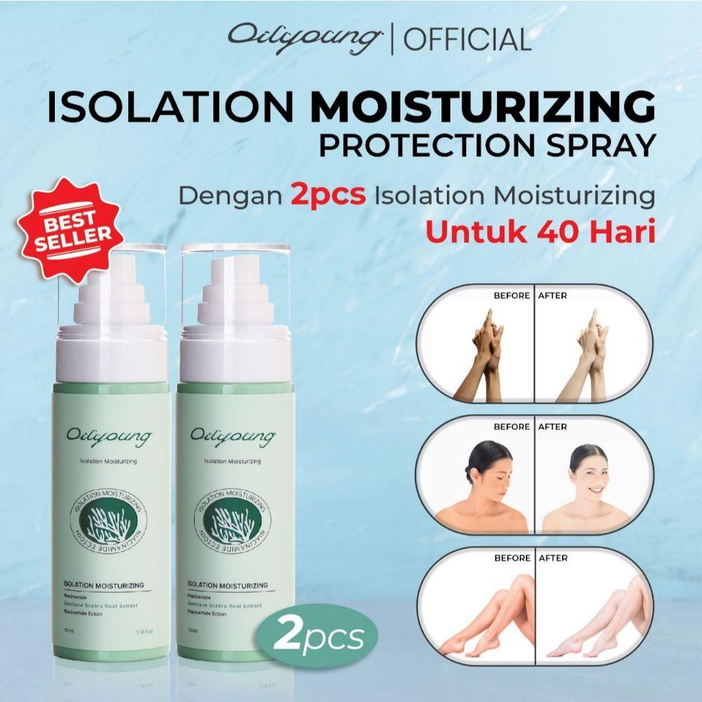 Jual OILYOUNG Pemutih Badan Instan Body Lotion Whitening Brightening ...