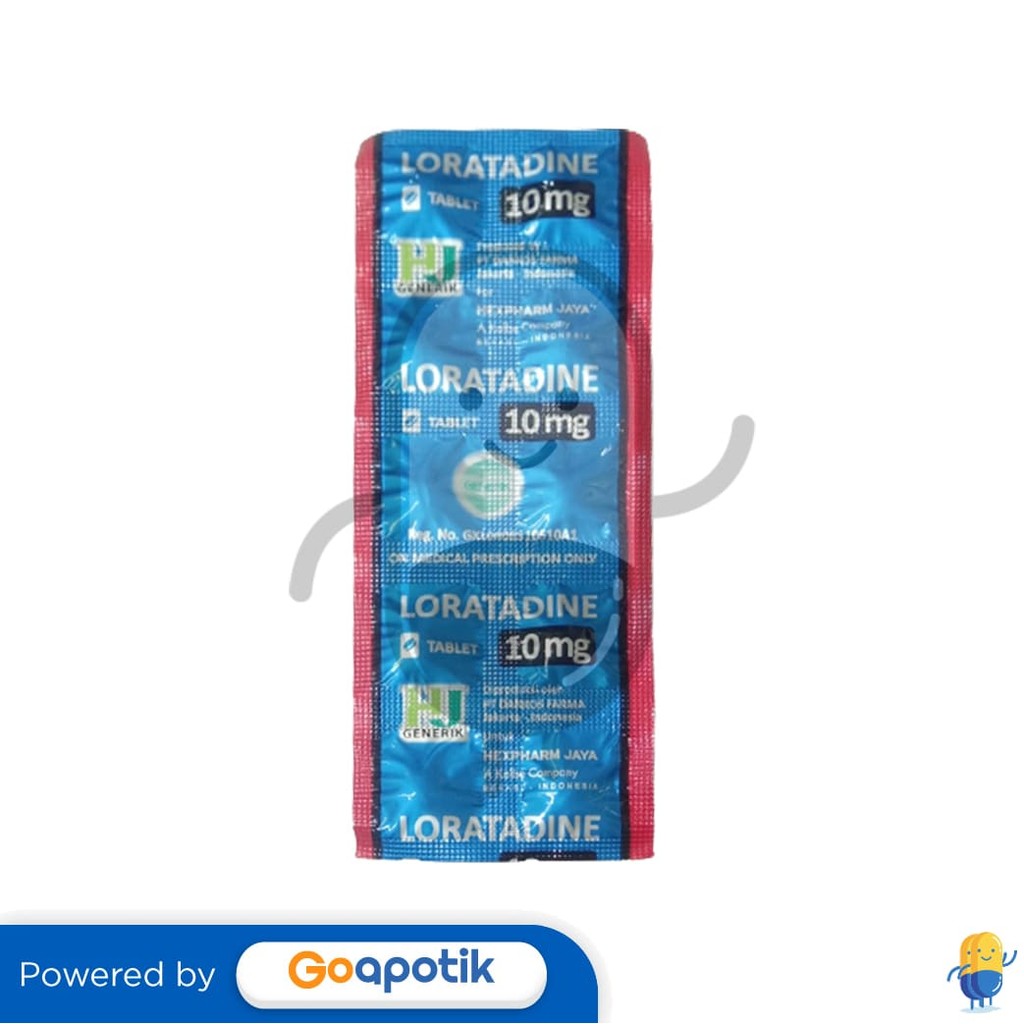 Jual Loratadine Hexpharm Jaya 10 Mg Strip 10 Tablet | Shopee Indonesia