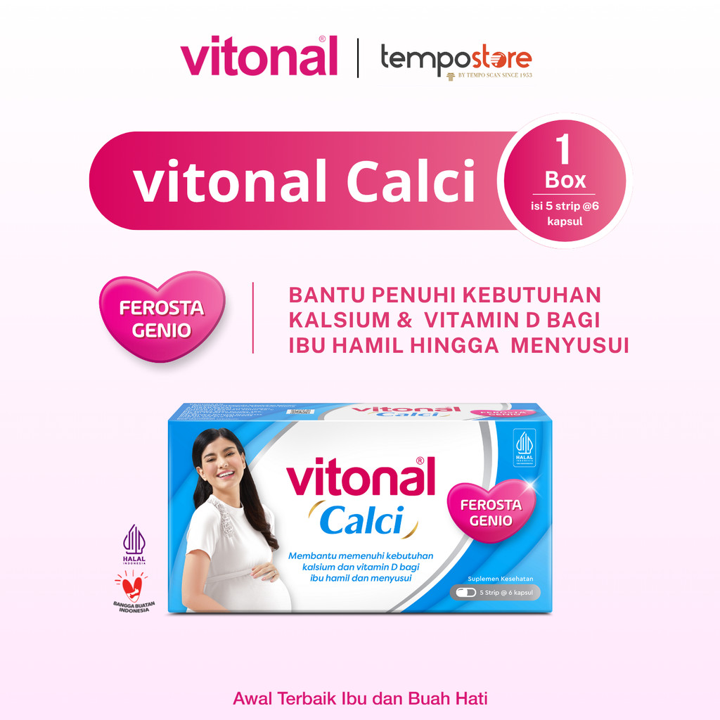 Vitonal Calci 1 Box isi 5 strip Isi 6 kapsul [11.2027]