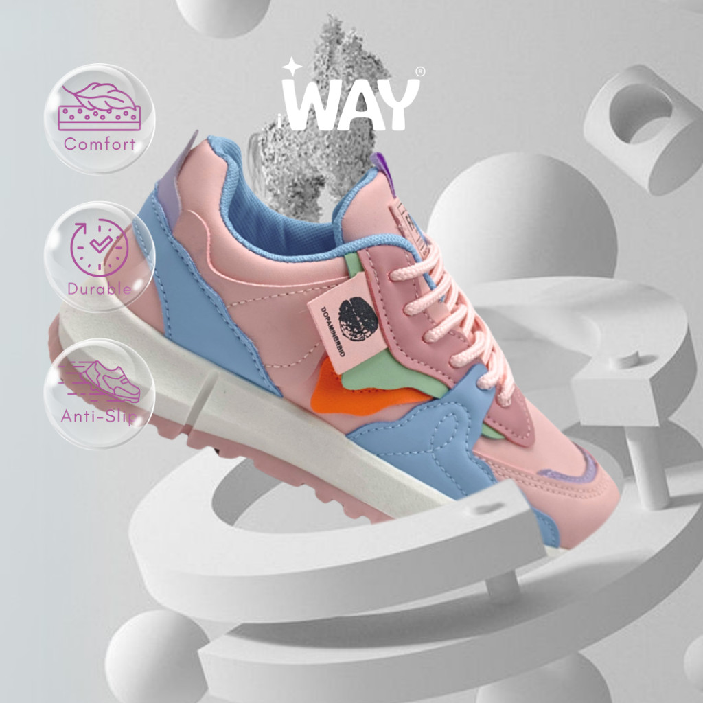 Jual IWAY Kirei Sepatu Sneakers Kets Wanita Sport Casual | Shopee Indonesia