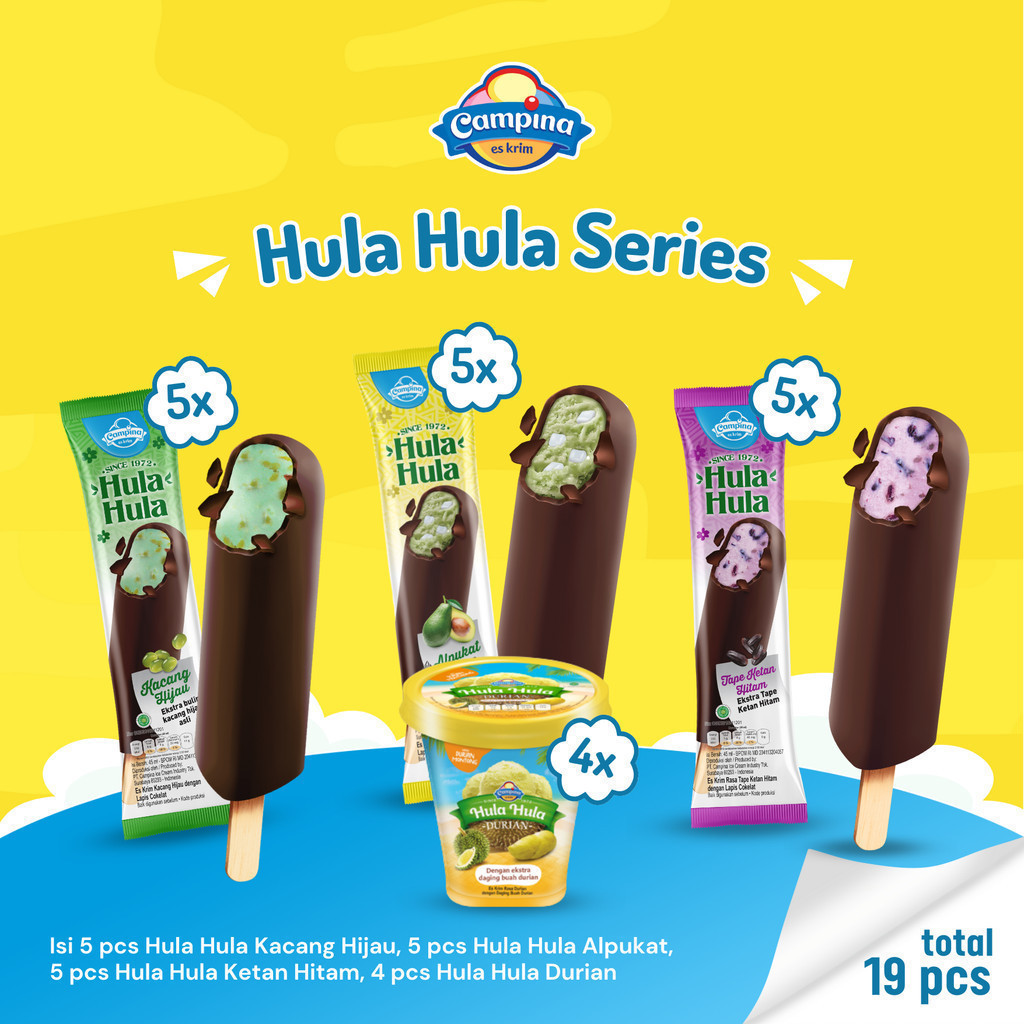 Jual Campina Hula Hula Series Es Krim Shopee Indonesia