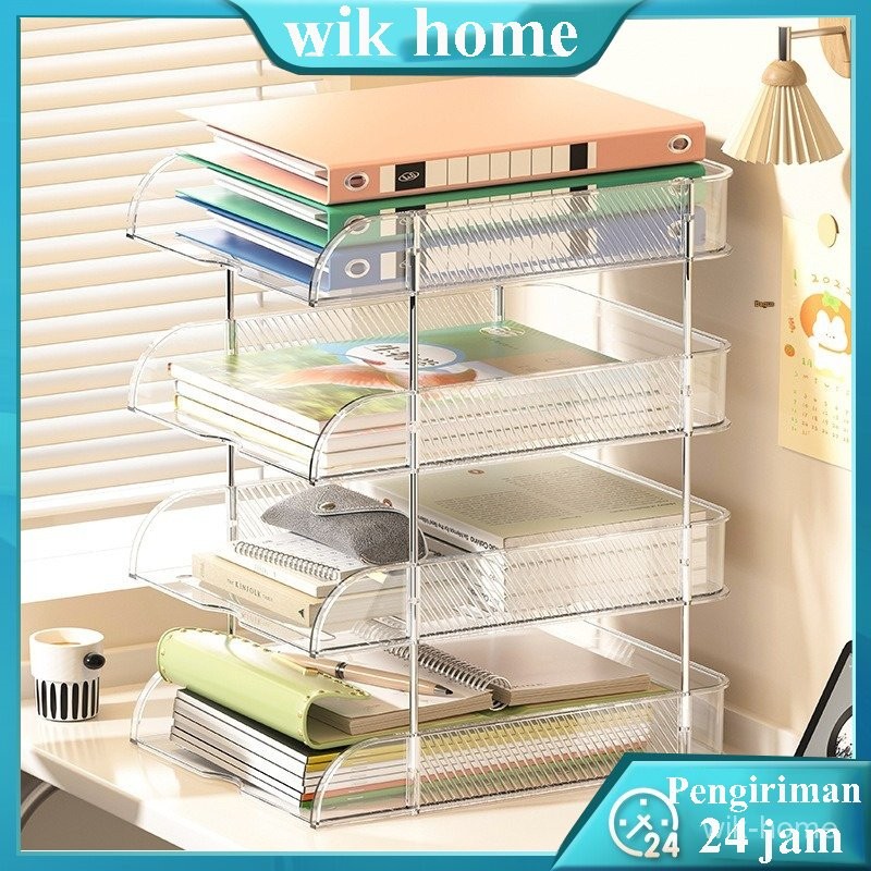 Jual Rak Dokumen Rak Kertas Stationary Rak Susun Rak Meja Stackable ...