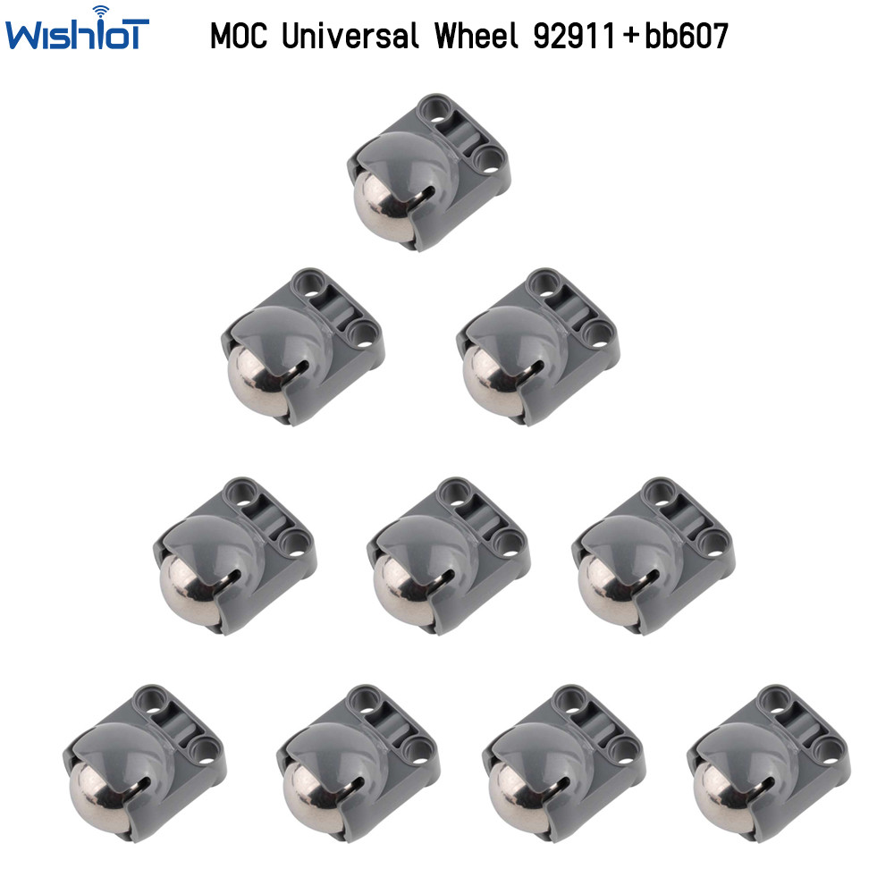 4 Ruote Universali MOC In Acciaio Inox Per LEGO EV3 – Sfera Tecnica 92911 Bb607 – Parti Di Ricambio Per Robotica E Costruzioni Tecniche - 2