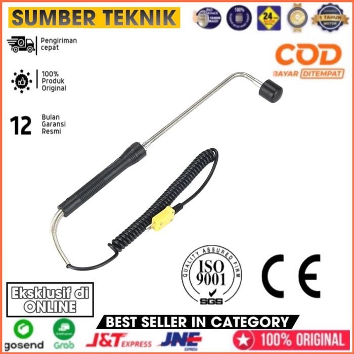 Jual Probe Thermocouple Surface K Type Stick Temperature WRNM02 Sensor ...