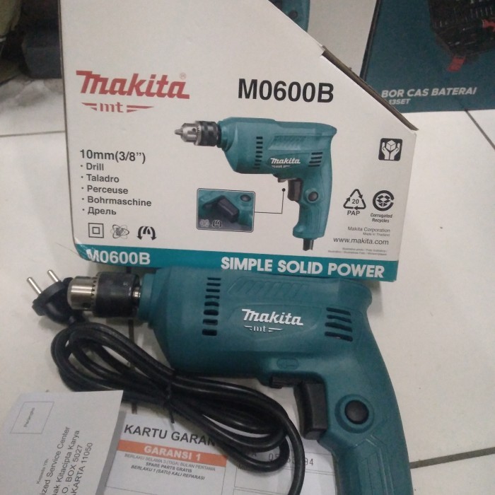 Jual GARANSI RESMI 3 THN -Mesin bor 10 mm Makita M0600B yang ready bor