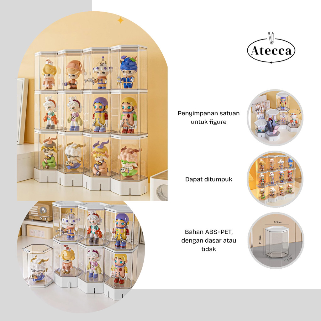 Jual Box Display Figure Pop Mart / Rak Display Penyimpanan Boneka ...