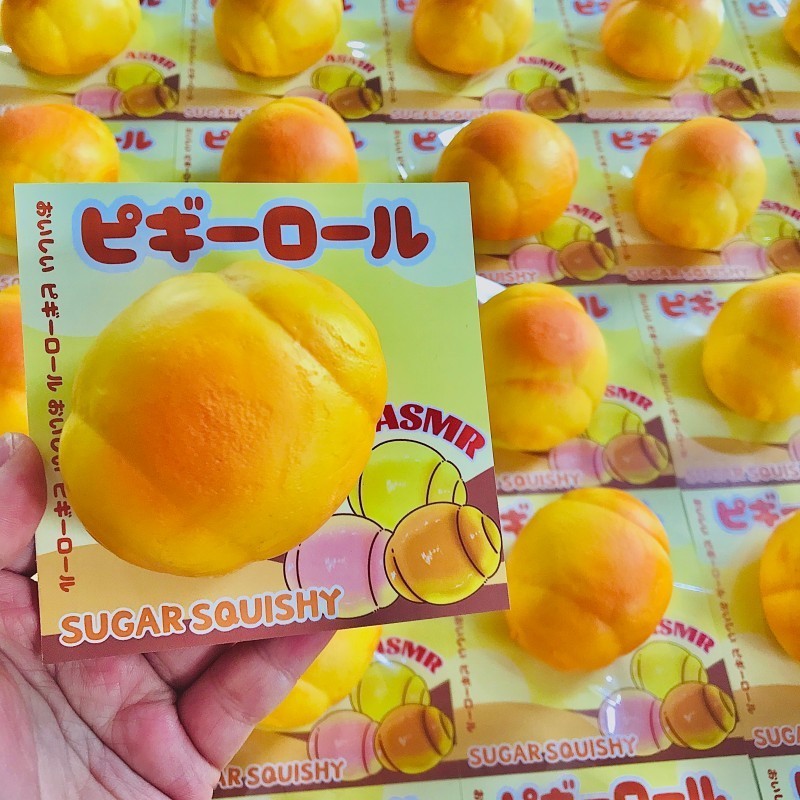 Jual Sugar Squishy Sticky Piggy Bun Slow Rising Squishy | Shopee Indonesia