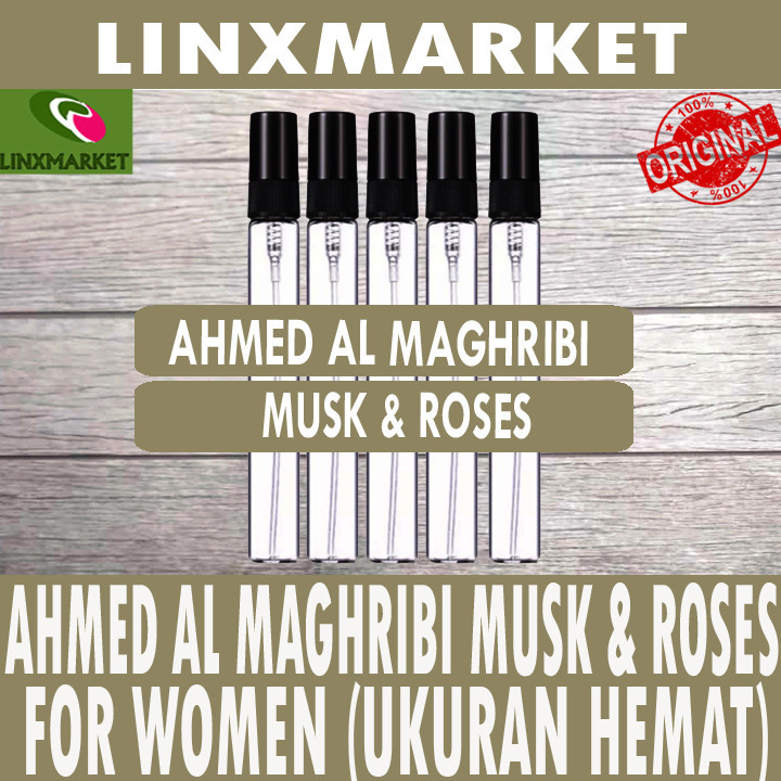 Jual AHMED AL MAGHRIBI MUSK & ROSES FOR WOMEN EXTRAIT DE PARFUM UKURAN ...