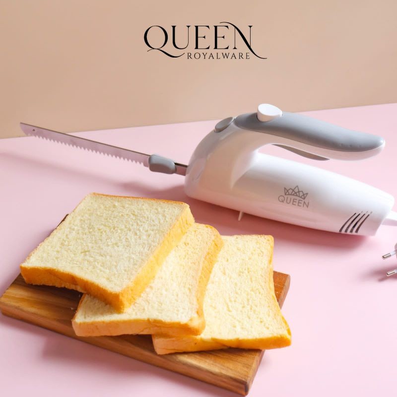 Jual Queen Royal Electric Bread Knife/Pisau Roti Electric/Pisau Roti ...