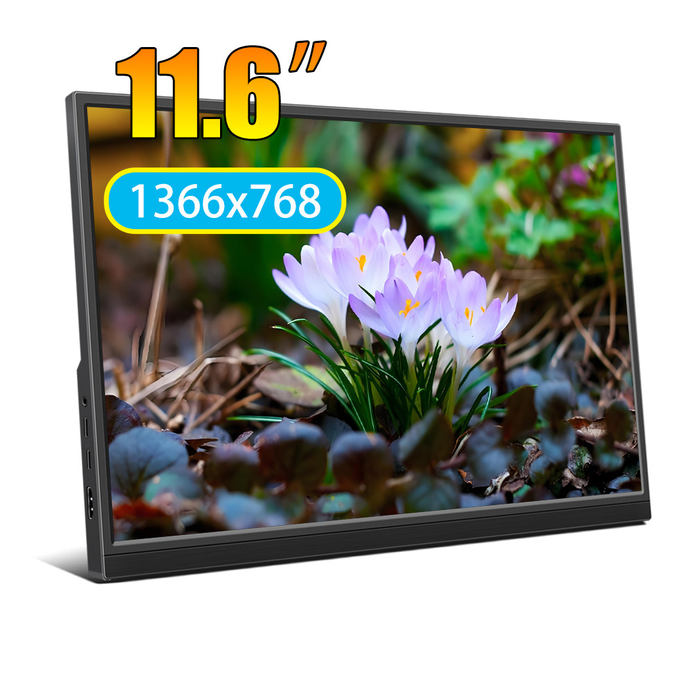 Jual Portable Monitor 11.6 inch/13.3 inch 1366x768 HD LCD Dispaly 60Hz ...