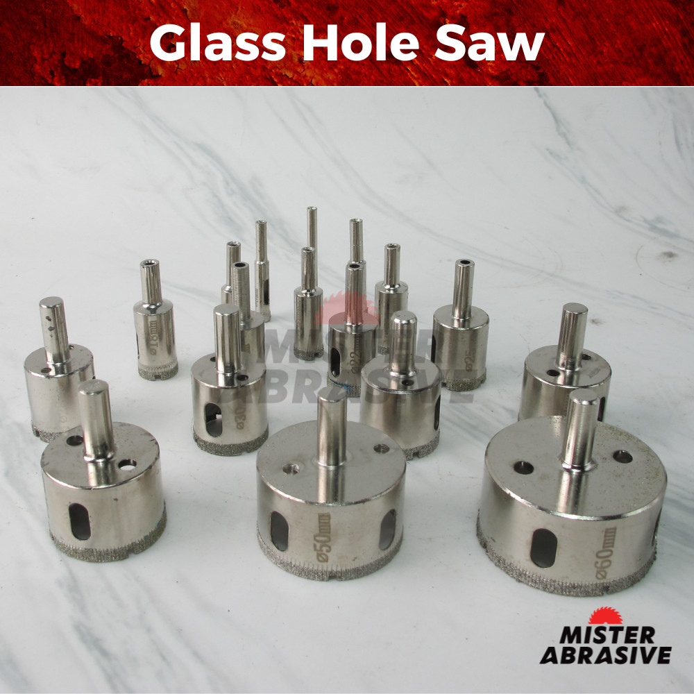 Jual Glass Hole Saw Diamond Mata Bor Lubang Kaca 10 12 14 16 18 20 22 ...