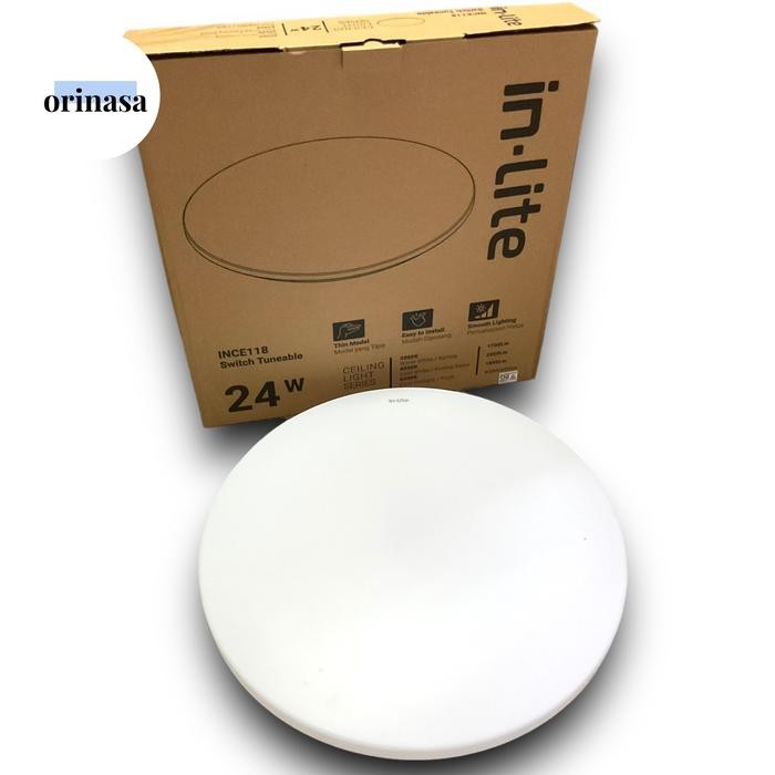 Jual Lampu Plafon Baret LED Ceiling Light Inlite 24W 24 Watt INCE118 ...