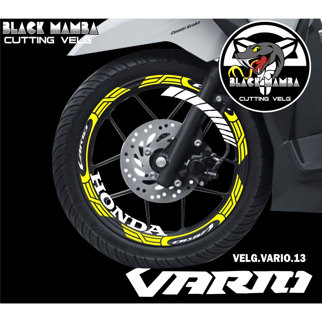 Jual (COD) CUTTING STICKER VELG VARIO - STIKER LIS LIST VARIASI BAN ...