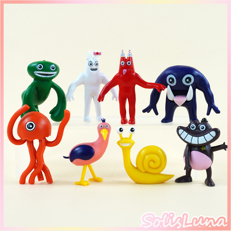 Jual [COD] 8pcs Garten of Banban Action Figure Captain Fiddles Jumbo ...