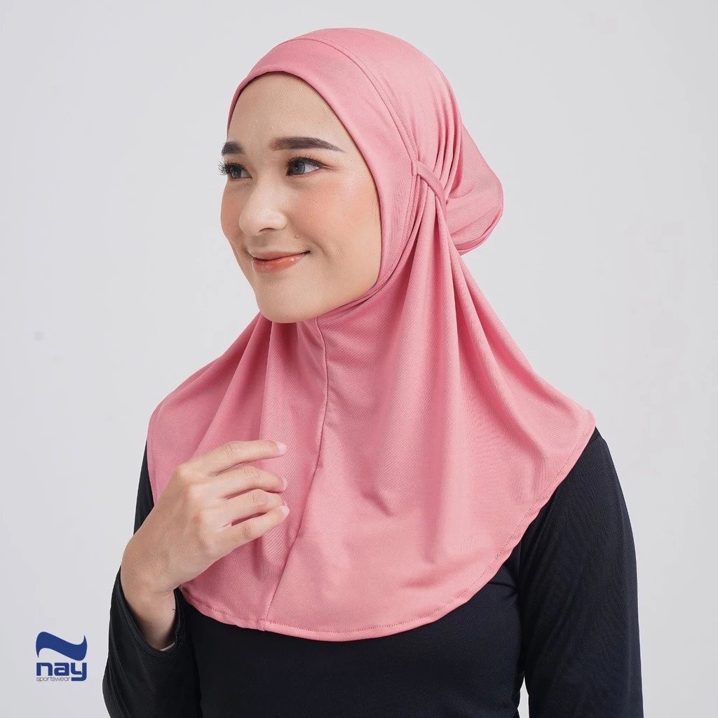 Hijab Olahraga dan Sehari-hari Bergo Tali Antem Ruby Hijab