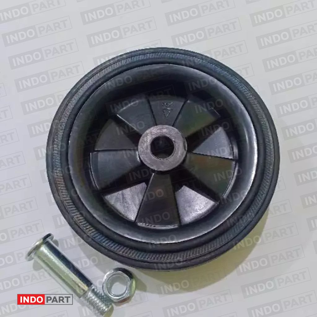 Jual Roda Kompresor 4.5 Inch | Roda Tangki Kompresor Angin | Rubber ...