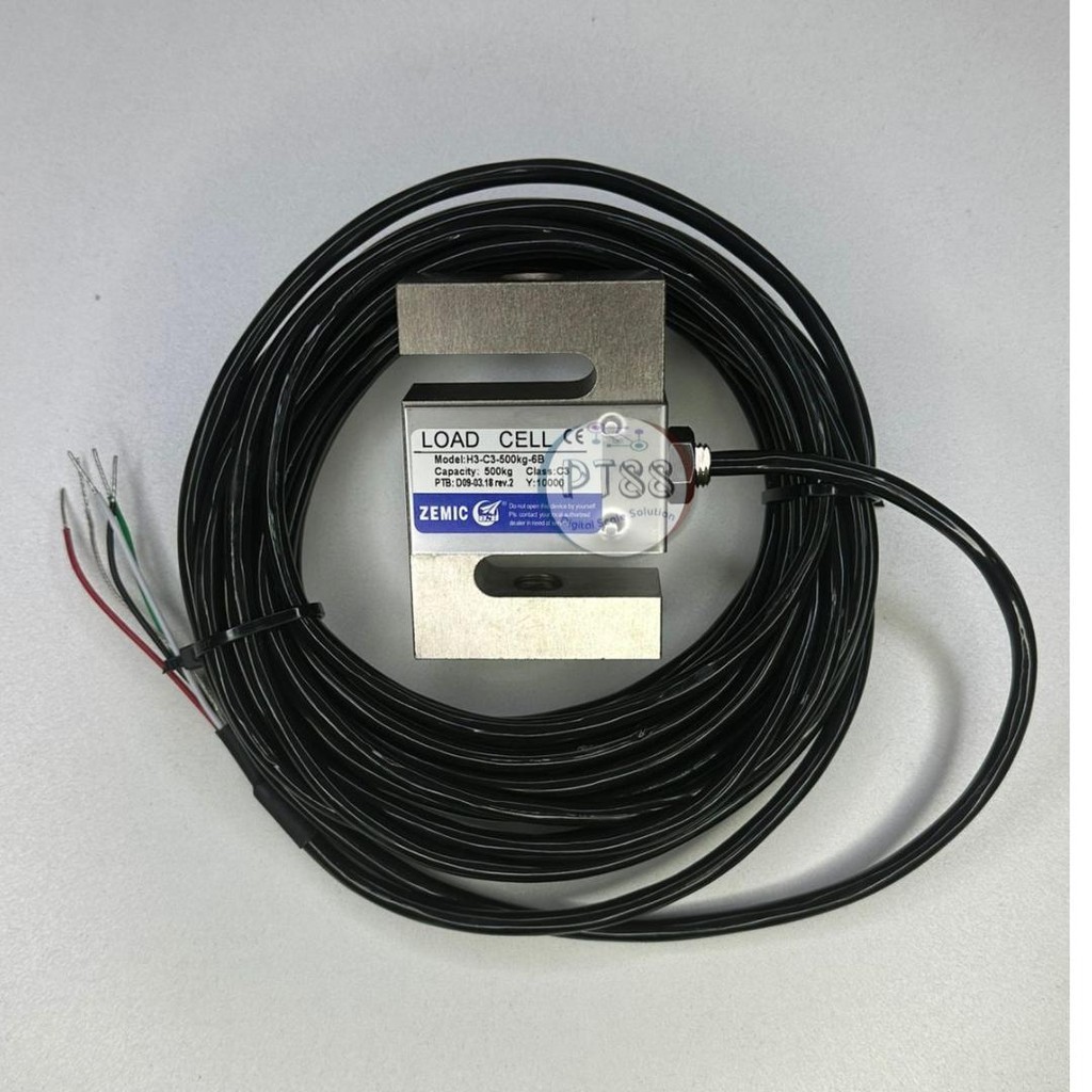 Jual load cell ZEMIC h3 500kg / load cell S 500kg / load cell tension ...