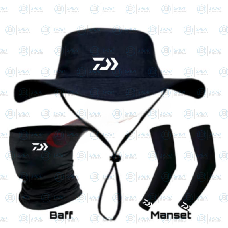 Jual Paket Hemat Buff Mancing Topi Rimba Mancing Manset Tangan Mancing ...
