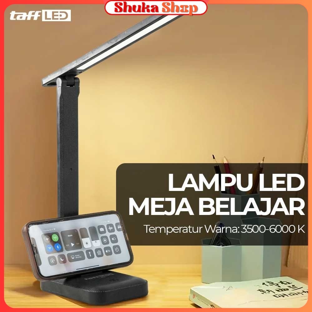 Jual TaffLED Lampu Meja Belajar LED Eye Protection USB Model 8W 3 Color ...