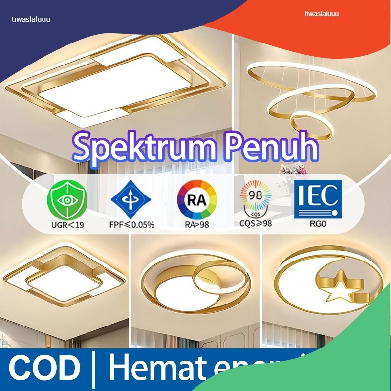 Jual Lampu Spektrum Penuh LED Lampu Plafon Minimalis Modern Gaya Bulat ...
