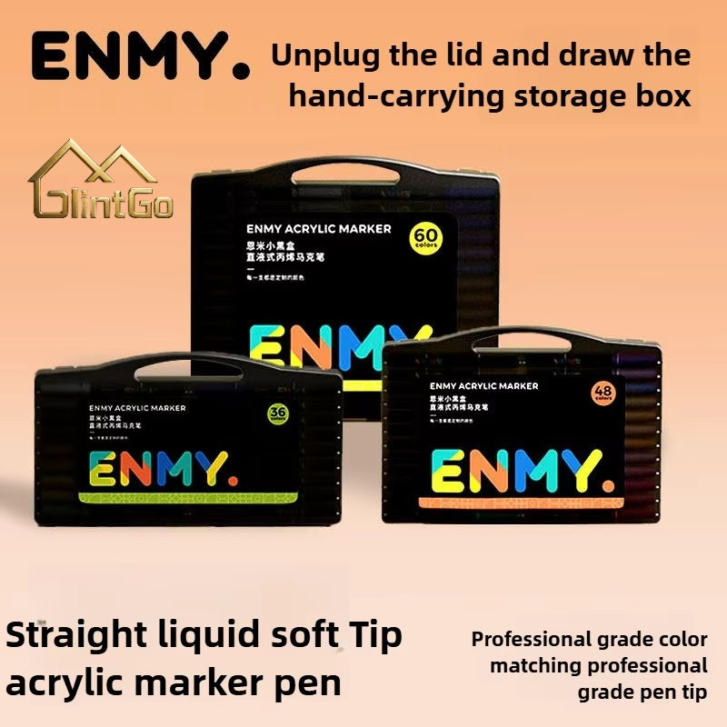 Jual ENMY Marker Akrilik Marker Cat Air 80 Warna Set Lengkap untuk ...