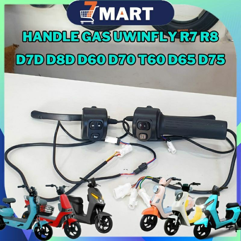 Jual Handle Gas Sepeda Listrik Uwinfly D7D D8D M60 D60 D70 D65 D75 R7 ...