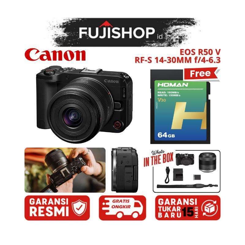 Jual Canon EOS R50 V Kamera Mirrorless / Canon EOS R50V Garansi Resmi ...