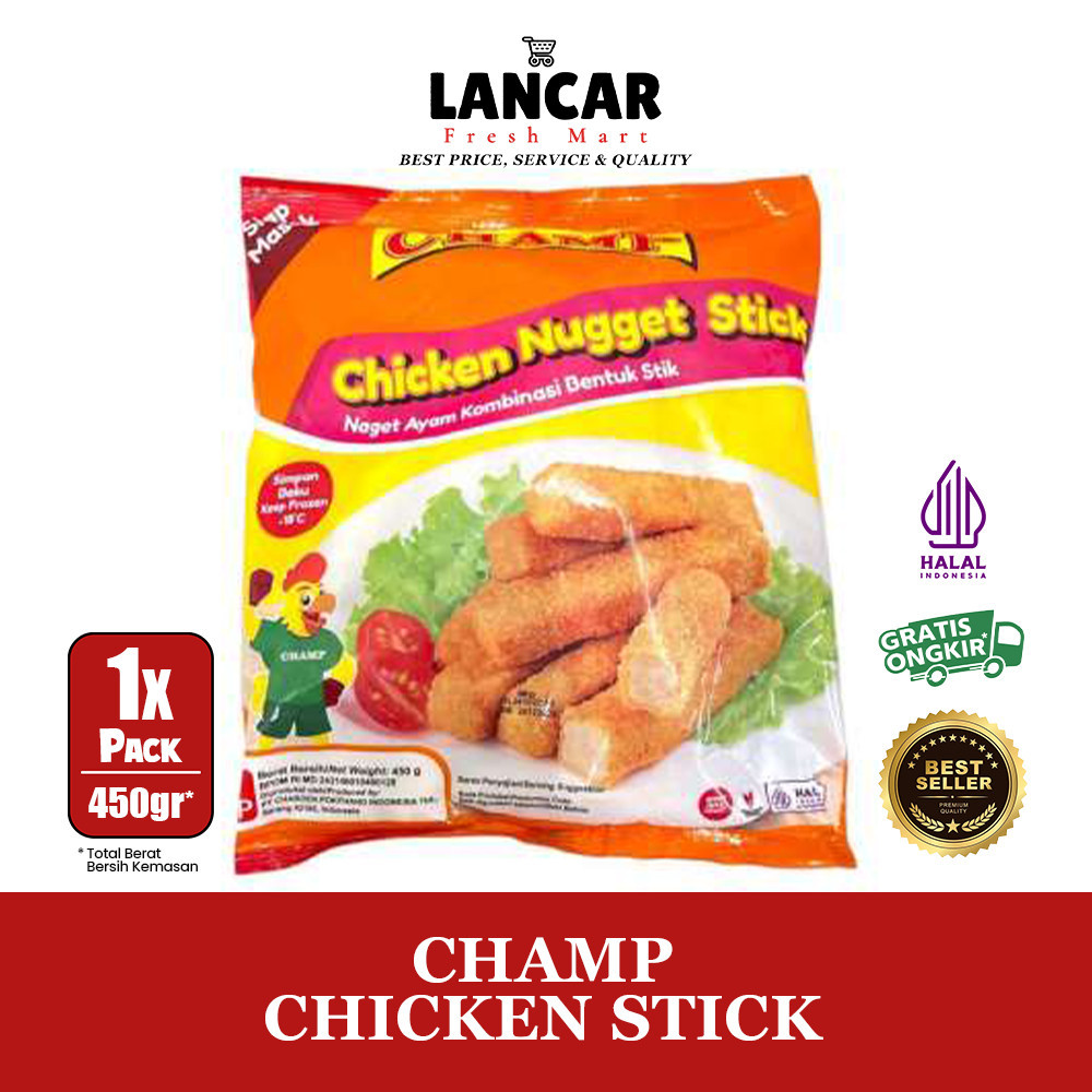 Jual CHAMP STICK 450GR/CHAMP CHICKEN STICK 450GR | Shopee Indonesia