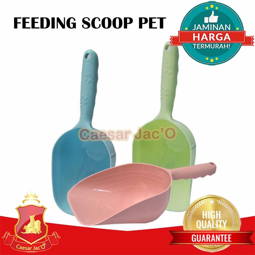 Jual Sendok / Sekop / Scoop Makan Hewan Kelinci Anjing Kucing | Shopee ...