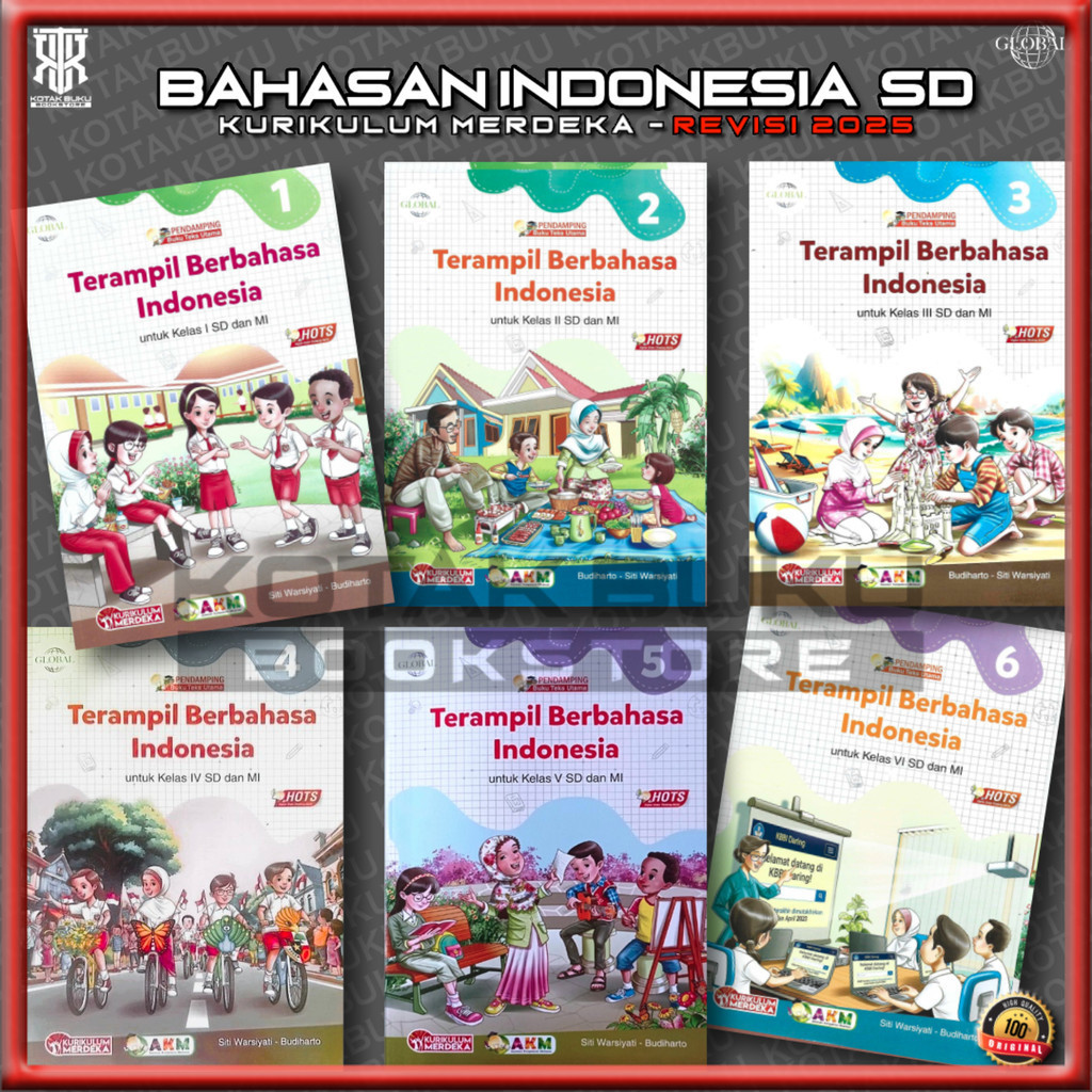 Jual Buku Bahasa Indonesia Kelas 1 2 3 4 5 6 SD Kurikulum Merdeka ...