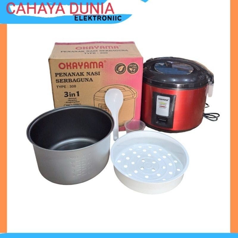 Jual OKAYAMA Rice Cooker 1,8L OK-308/MAGIC COM OKAYAMA 1.8liter OK-308 ...
