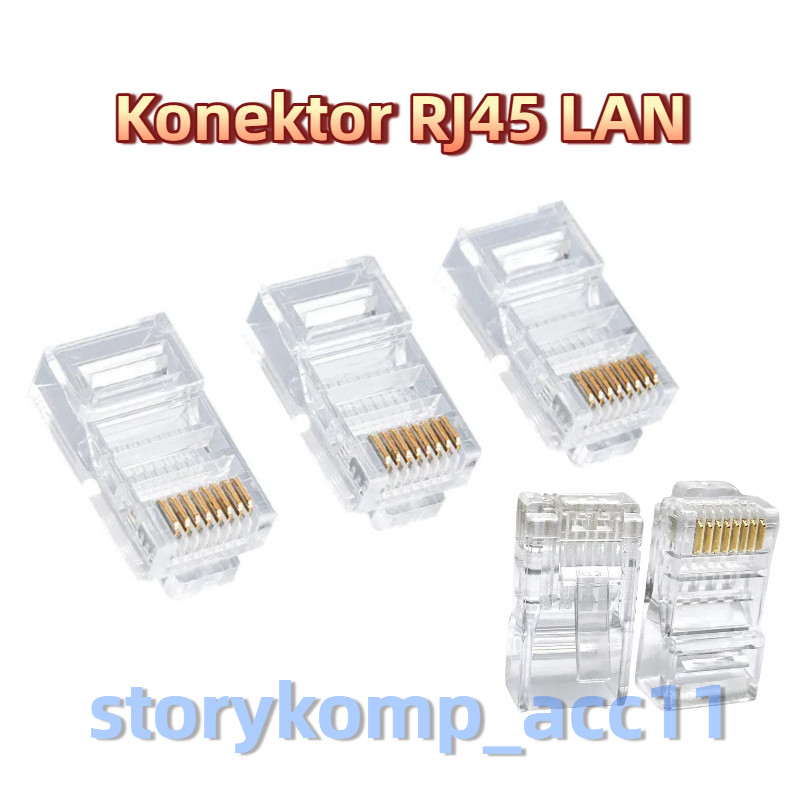 Jual RJ45 LAN Connector | Konektor Kabel Ethernet untuk Crimping ...