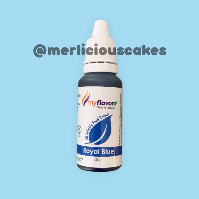 Jual Royal Blue Oil My Flavor Food Colour Pewarna Makanan Buttercream ...