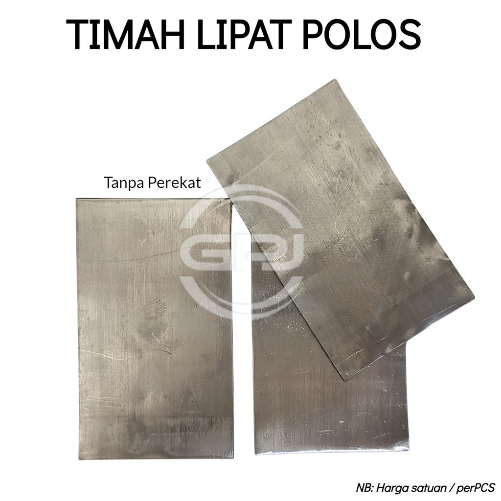 Jual Timah Lipat Daun Timbel Lempeng Lembaran Kecil 3.5x6 cm Untuk ...