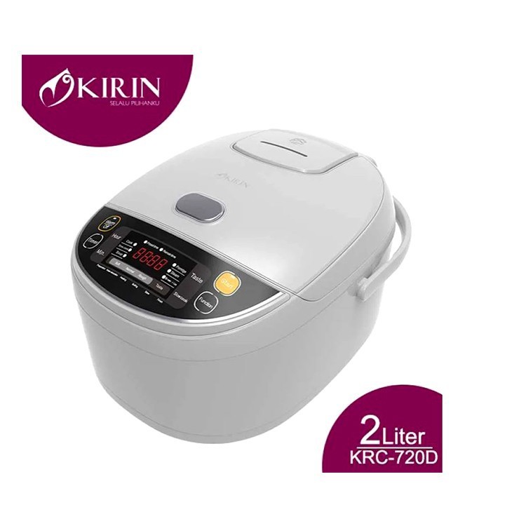 Jual KIRIN Rice Cooker Digital Panci 2 Liter Stainless Steel KRC 720D ...