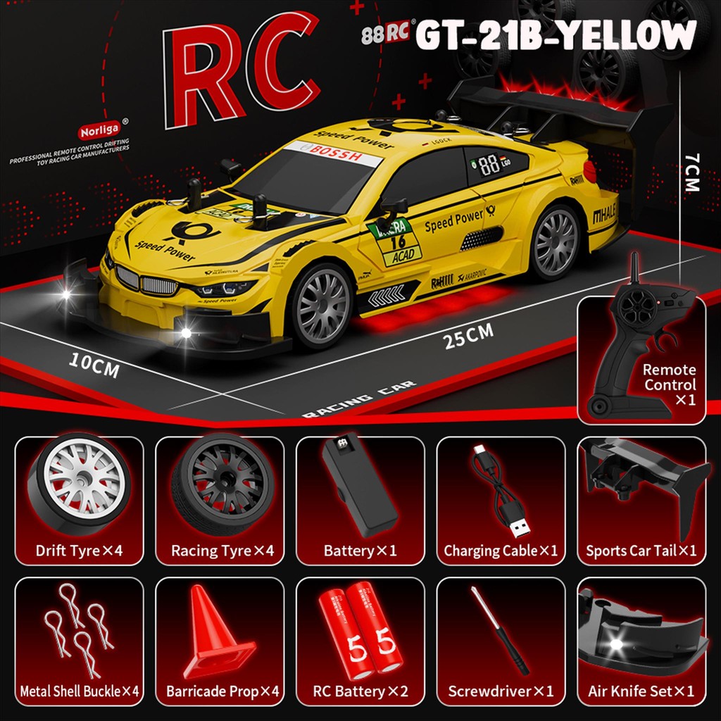 Jual Mobil RC Drift Racing GT 1:20 Remote Control 4WD Mobil Sport Bisa ...