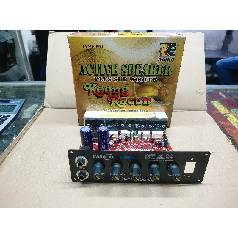 Jual Kit aktif speaker subwoofer mic karaoke keong racun ( 501 ...