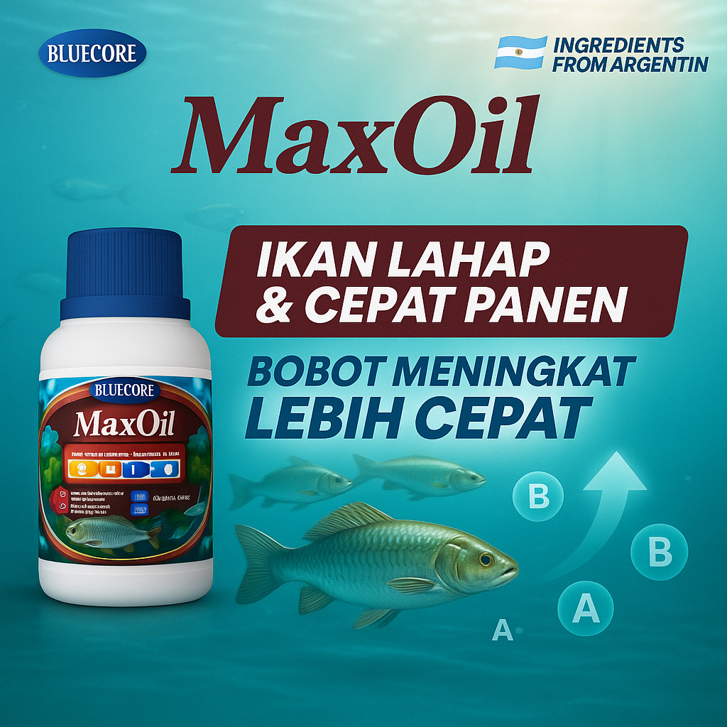 Jual Bluecore Max Oil Vitamin Ikan Dan Perangsang Nafsu Makan Gurame ...