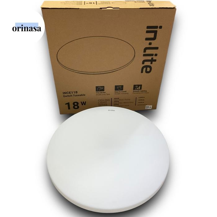 Jual Lampu Plafon Baret LED Ceiling Light Inlite 18W 18 Watt INCE118 ...