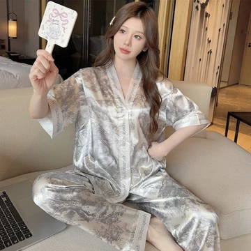 IS Baju Tidur Wanita Satin Premium Baju Tidur Satin Baju Tidur Piyama Wanita Import Baju Tidur