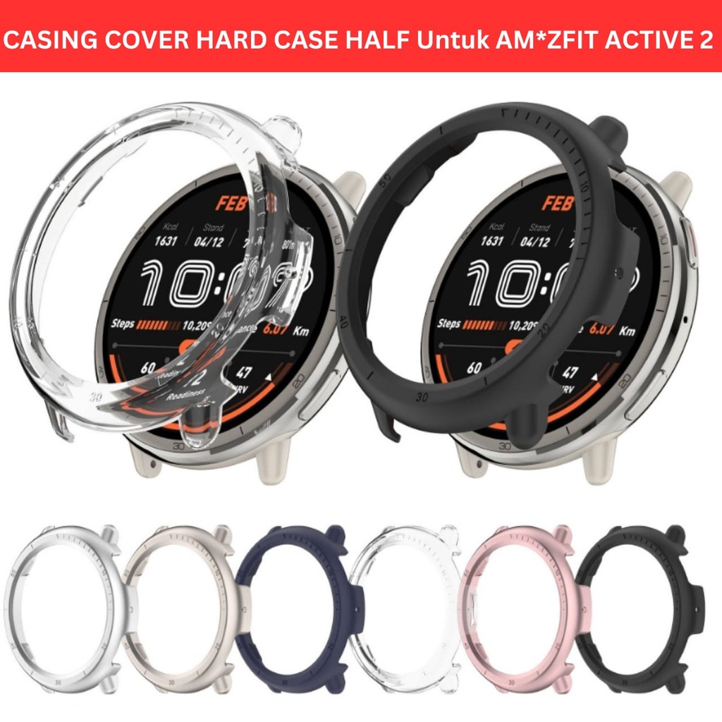 Jual Casing Case Cover Hardcase Half Cover Compatible Amazfit Active 2 ...