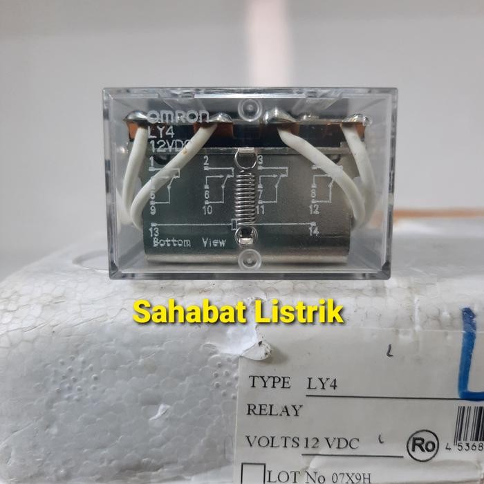 Jual Relay Omron LY4 12vdc / Riley LY4 12vdc Omron Original | Shopee ...