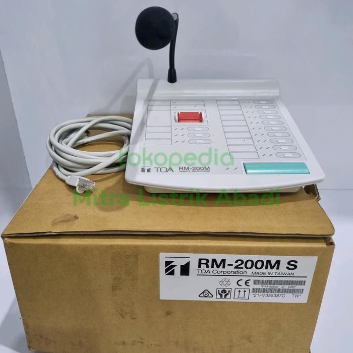 Jual TOA RM-200M S Mikrophone TOA RM 200M Original | Shopee Indonesia