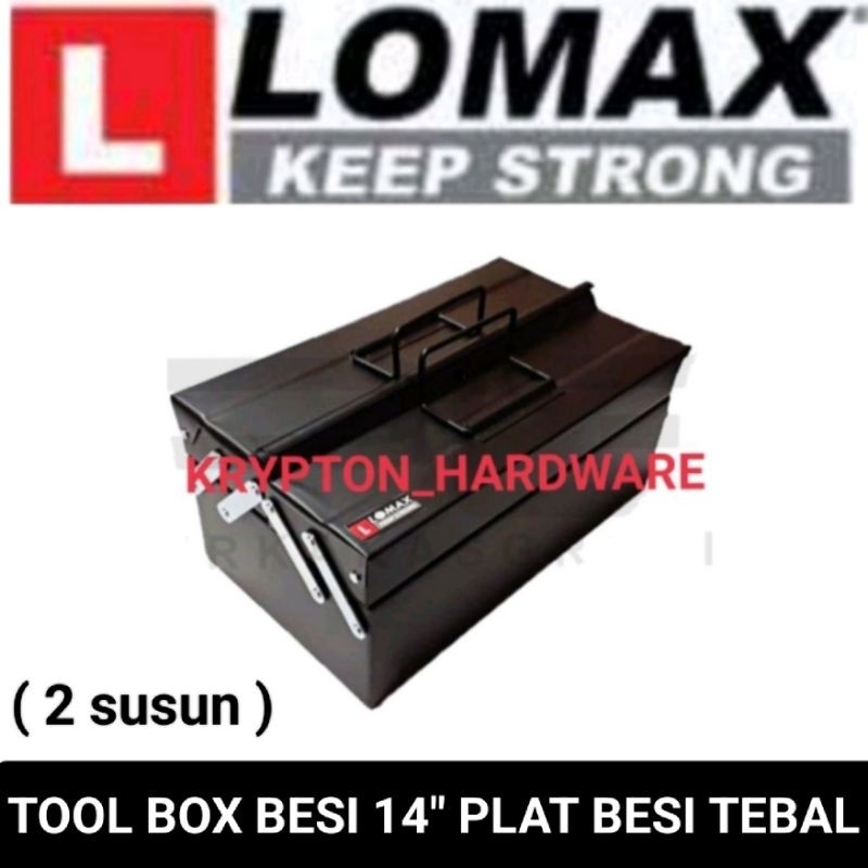 Jual tool box besi 2susun 14