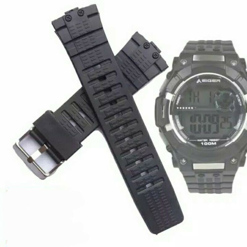 Jual Strap Tali Jam Tangan Eig*r LS 80 LS-80 LS-102 IYW-0102 | Shopee ...