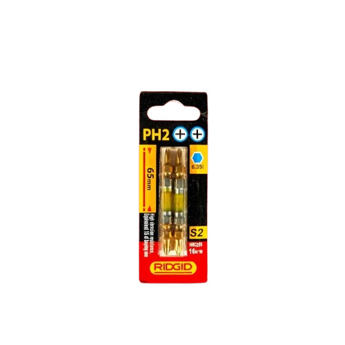 Jual RIDGID Mata Obeng Angin GIPSUM BAJA RINGAN PH2 x 65mm – Double End ...