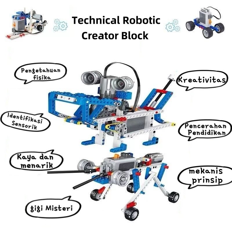 Jual 【READY】STEM Technical Robotic Creator Block Bagian Teknis Multi ...
